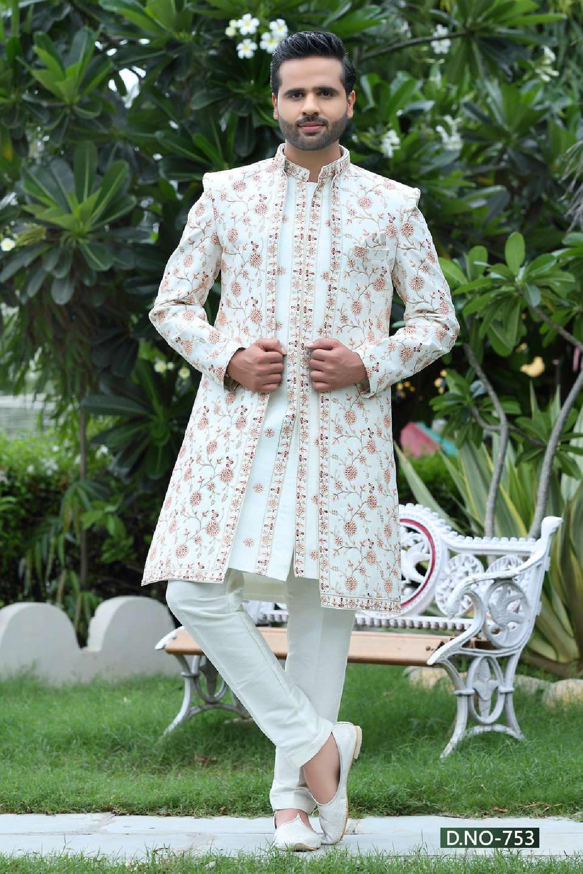 Designer Wedding  Groom Sherwani - DN-1642
