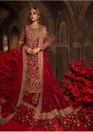 Bridal Barat & Walima Dresses | Bridal Lehenga Maxis Wedding Dress - DN-1005