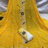 Yellow Georgeote Base Bandhani Suits Available On sale Price - DN-1099