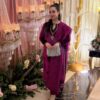 Magenta Velvet Designer Suit with Hand Embroidery – Festive & Wedding Wear for Women - DN-1003