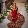 Pakistani Wedding Long back trail Garara Sharara lehenga - DN-1067