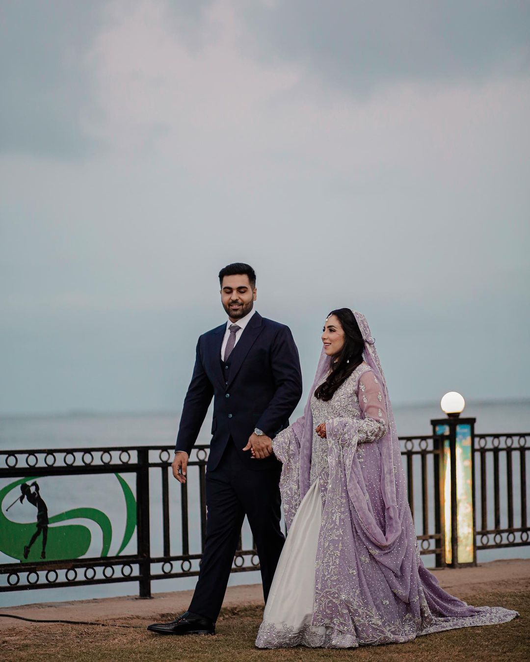 BEAUTIFUL PAKISTANI BRIDAL LEHENGA WITH LONG EMBROIDERED ANARKALI - DN-1671