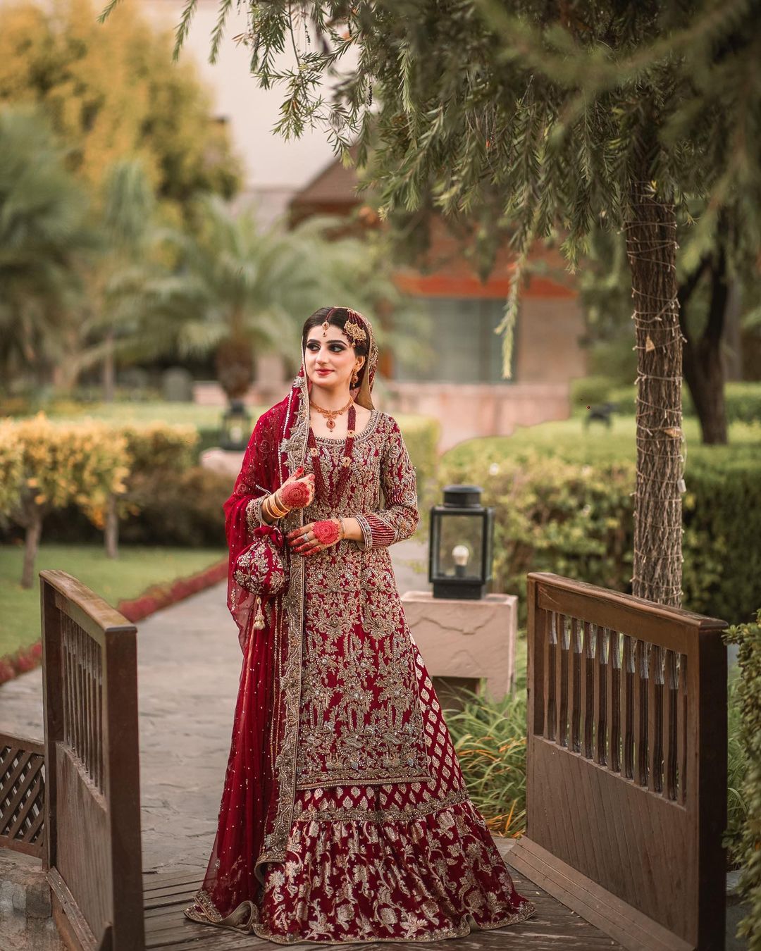 Maroon Designer Pakistani Wedding Lehenga with Kurti and Embellishment - DN-1420