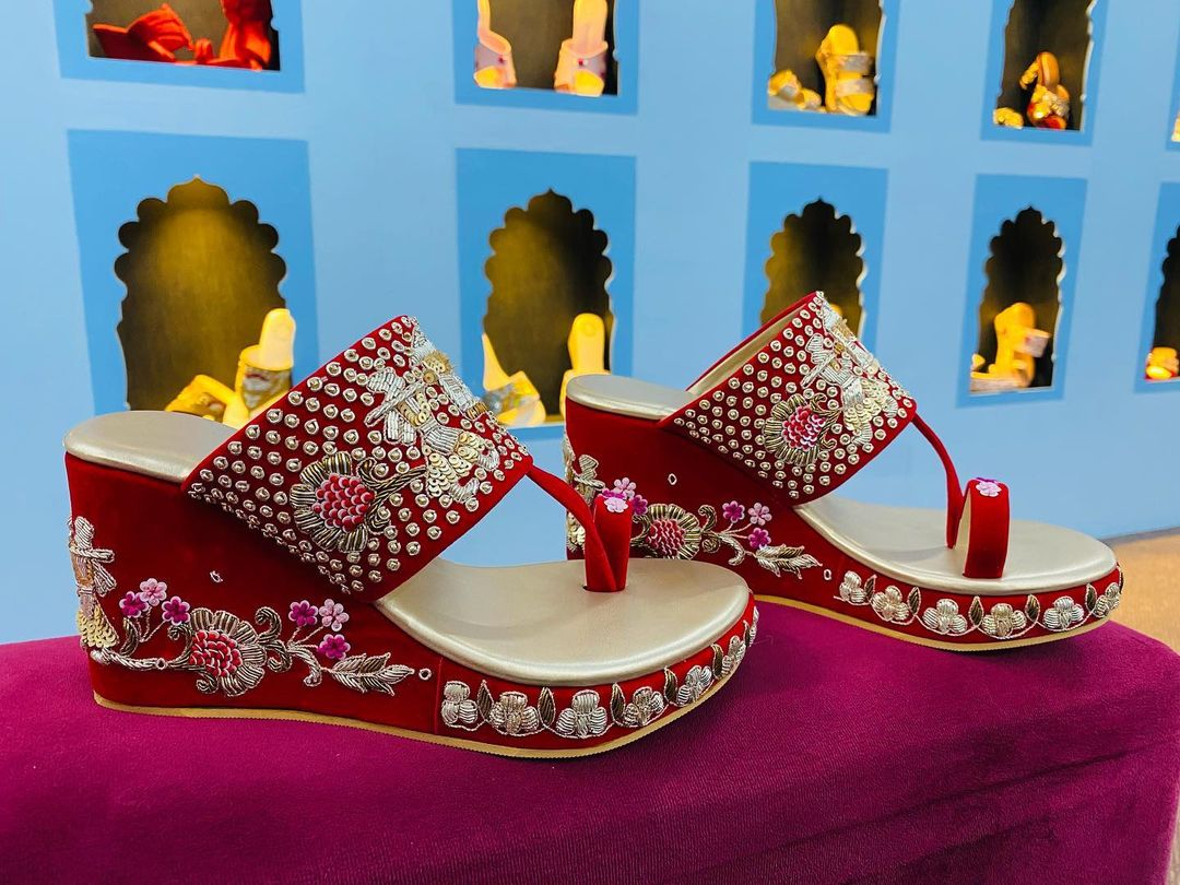 Designer Bridal Wedges And Heels Collection  for wedding Function - DN-1584
