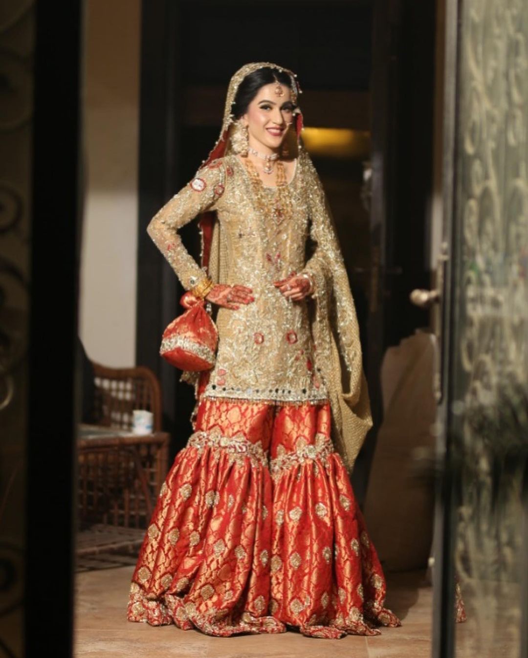 Trendy Pakistani Designer Bridal Garara suit collection - DN-1576
