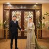 Classy Pakistani  Wedding Gown With Long Trail And Embellishment - DN-1646