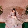Designer Pakistani Gown with Embroidered Trail For Walima and Reception - DN-1601