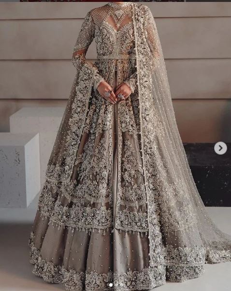Stunning Wedding Designer Long Anarkali Pakistani Bollywood Indian Pakistani Maxi - DN-1103