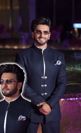 Ranveer Singh Inspired Designer Navy Blue Waist Coat – DN-3002