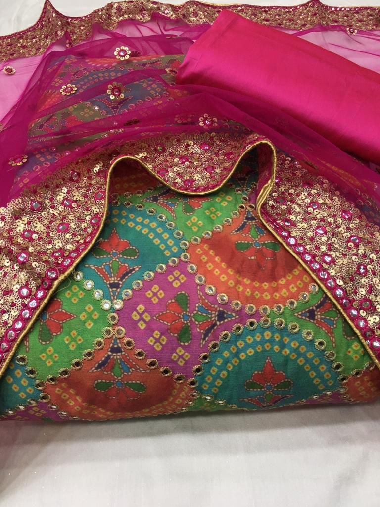 Wedding Party Wear Anarkali Suits With Kashmiri Duptta - DN-1076
